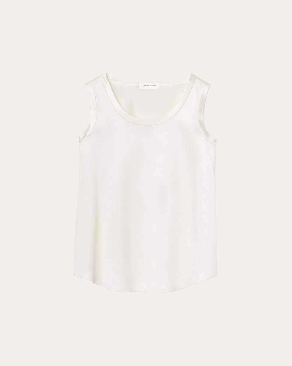 Perla Luxe Reversible Silk Charmeuse Shell